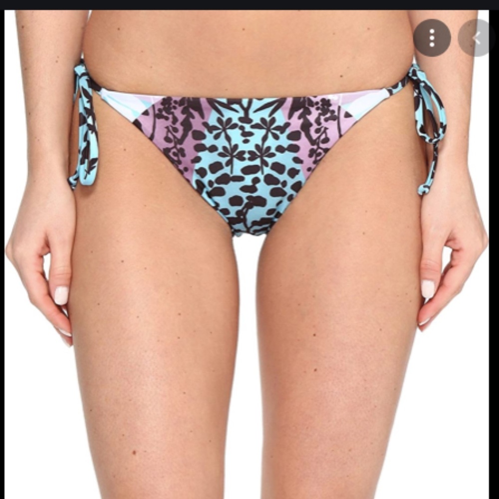 Mara Hoffman Xs verbena tie bottom bikini swimsuit